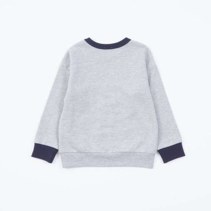 KP Boy Dinosaur Fossil Embroidered Sweatshirt [80-130],Blue, medium image number 19