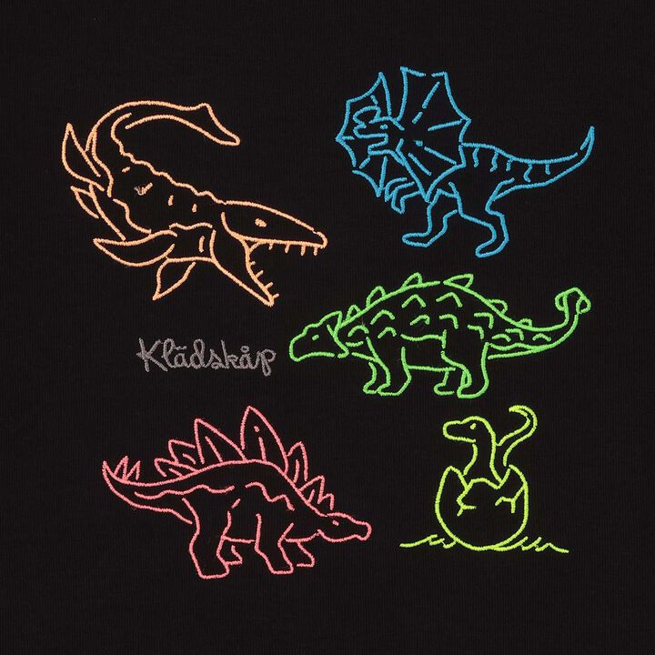 Dinosaur Embroidered Sweatshirt,Light beige, medium image number 6