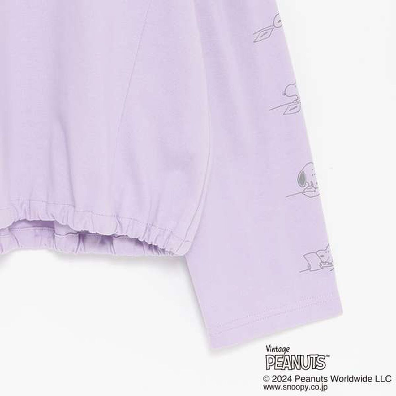 [PEANUTS] [Cool to the Touch] 2WAY Hooded Parka,Lavender, large image number 9