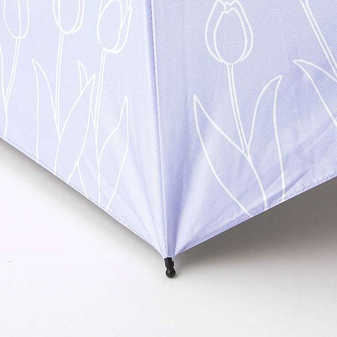 Gradient Tulip Pattern Folding Umbrella,Emerald green, large image number 8