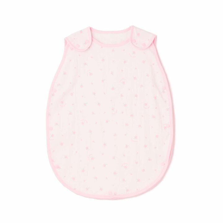 Rose Pattern Gauze Towel Sleeper,Light pink, medium image number 7