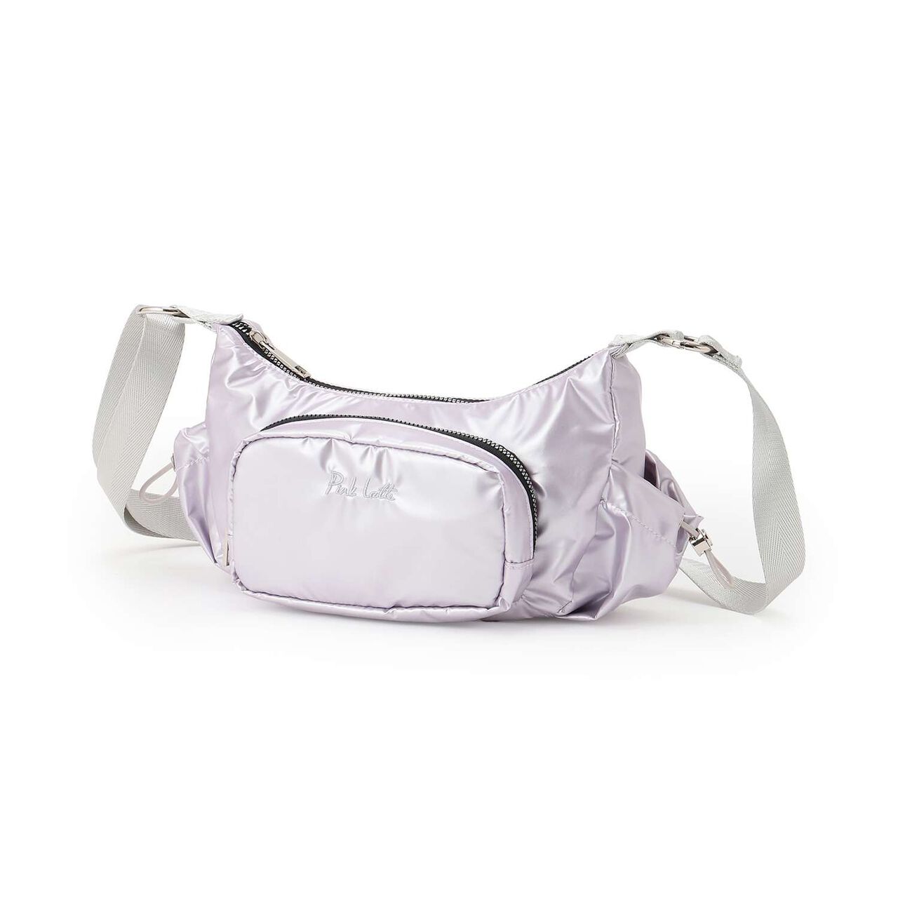 Metallic 2 WAY Shoulder Bag,Lavender, large image number 13
