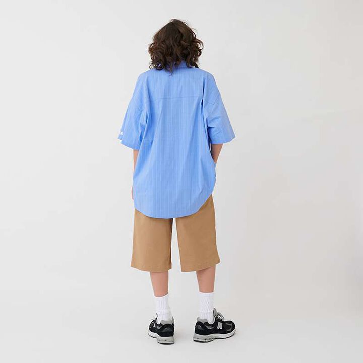 [FORGETNEVER] Check Short-Sleeve Shirt_GLSW,Black, medium image number 14