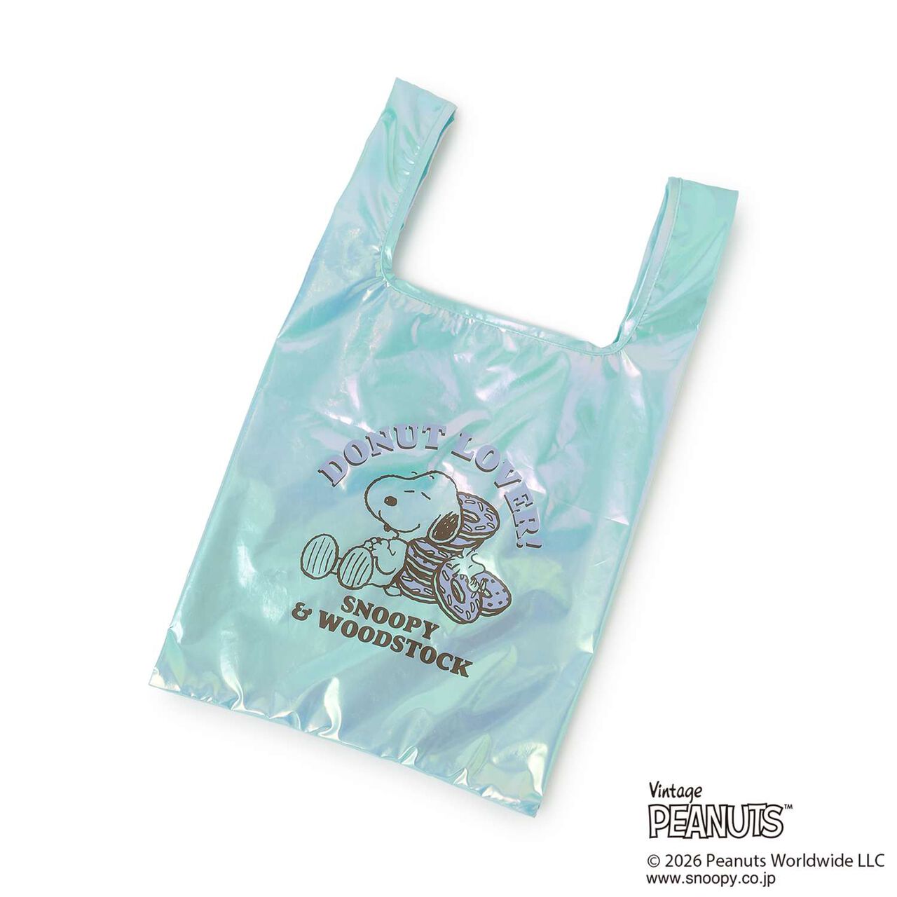 [SNOOPY] Metallic Tote Bag,Off white, large image number 8
