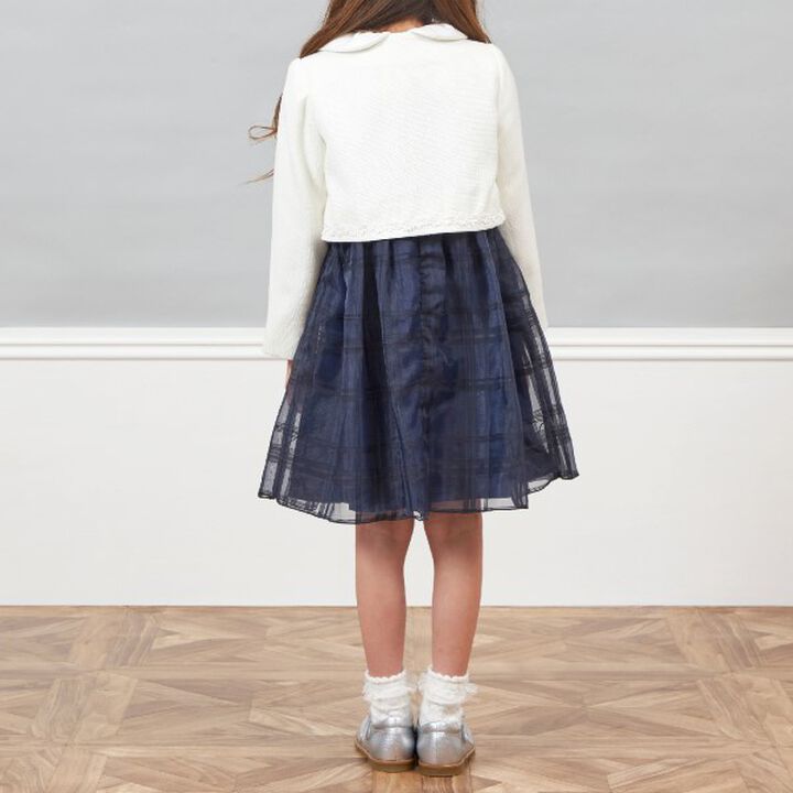 KP Tweed Bolero with Lace (110-130),Black, medium image number 8