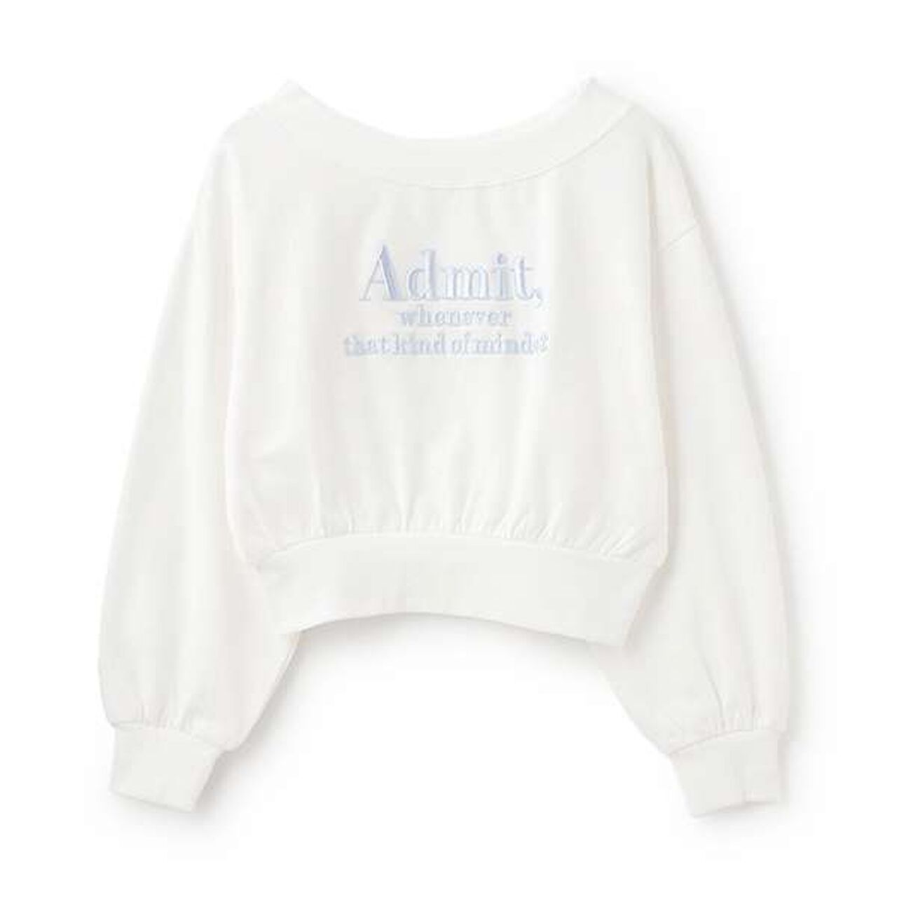 Off-Shoulder Pullover,Off white, large image number 10