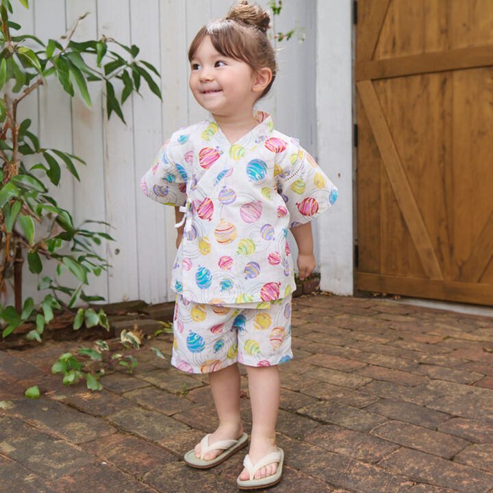 Baby GIRLS Jinbei Set,Ivory, medium image number 5