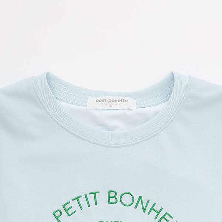 [Cool Touch] Antibacterial Logo T-Shirt with Cup,Off white, medium image number 2