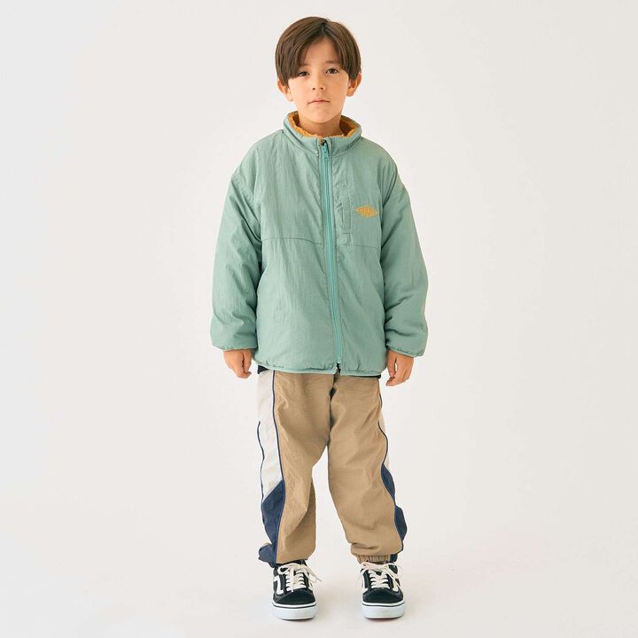 Reversible Color-Blocked Boa Outerwear,Black, medium image number 36