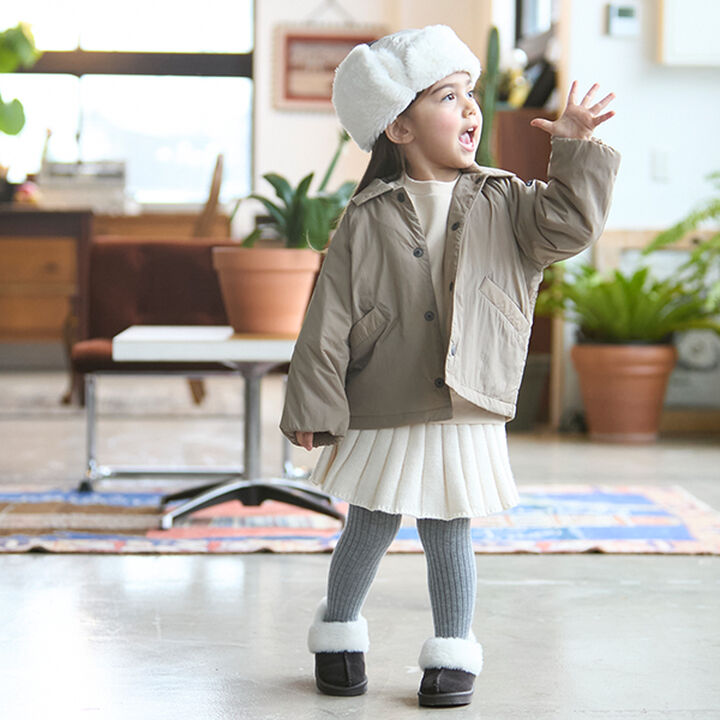 Wool Blend Ribbed Tights,Off white, medium image number 9