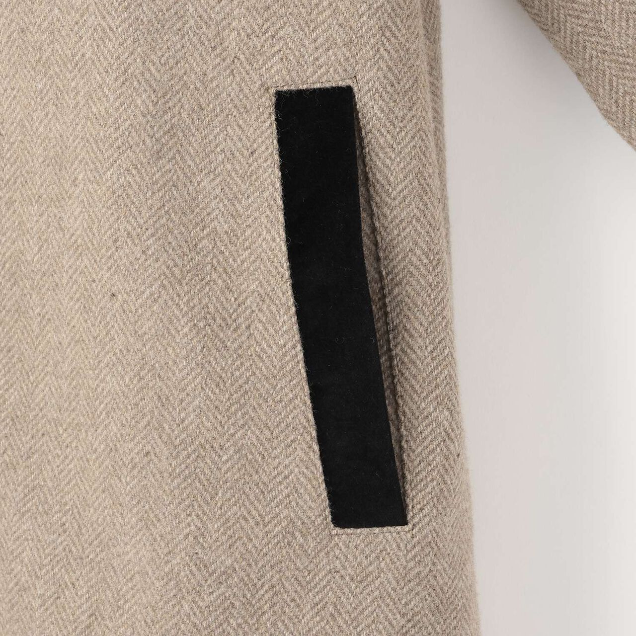 [Link] Double-Breasted Coat,Brown, large image number 9