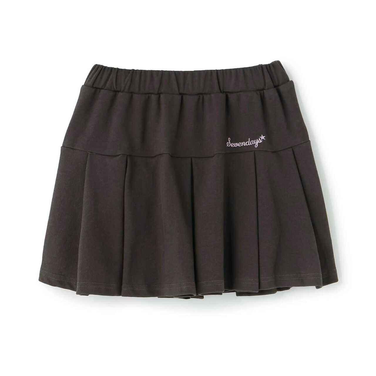 [7days] Cut Pleated Skirt-Pants,Pink, large image number 11