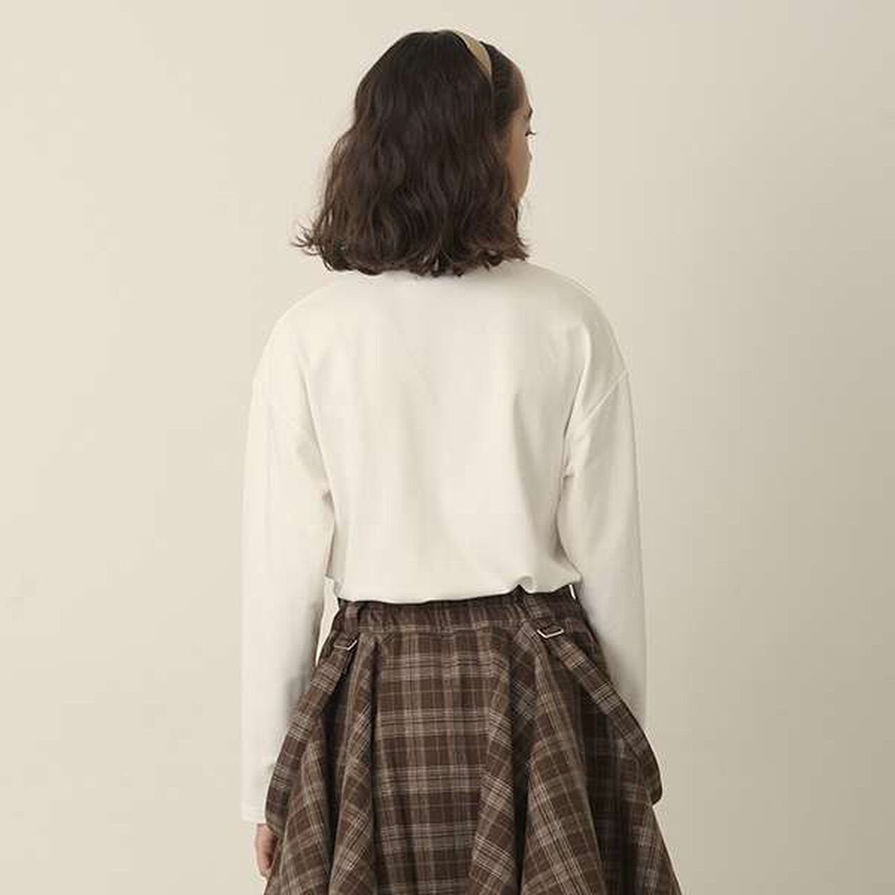 Mesh Knit + Long Sleeve T-Shirt Set,Blue, large image number 5