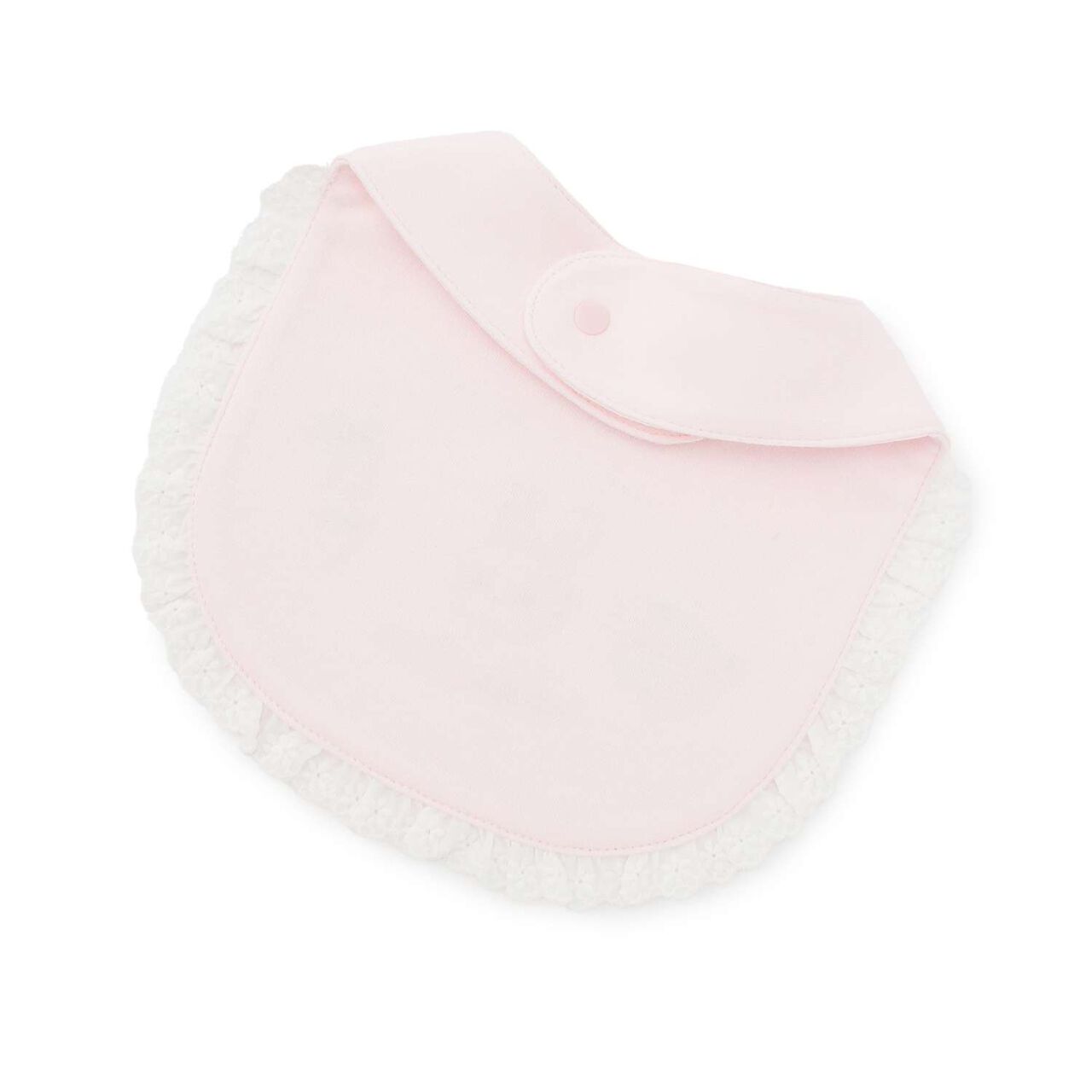 Rabbit Embroidery Bib,Off white, large image number 1