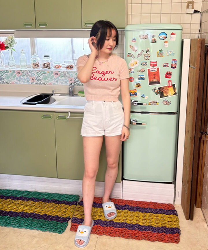 Micro Mini Length Pants,Navy, medium image number 13