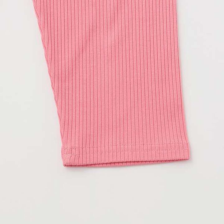 [365D.] Anti-Stain Solid Ribbed 7/8 Leggings,Top gray, medium image number 7