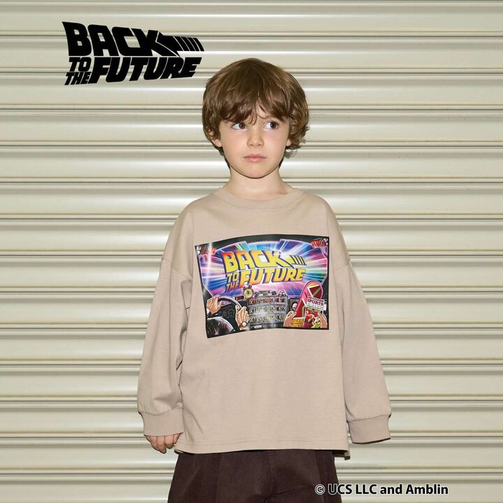 [BACK TO THE FUTURE 40TH] [MNCM] [Comfortable Jersey] Oversized Assorted Print T-Shirt,, medium