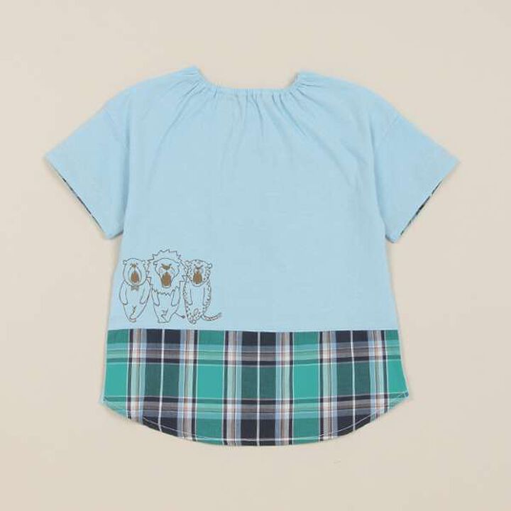 Animal Face Printed T-Shirt,Off white, medium image number 1