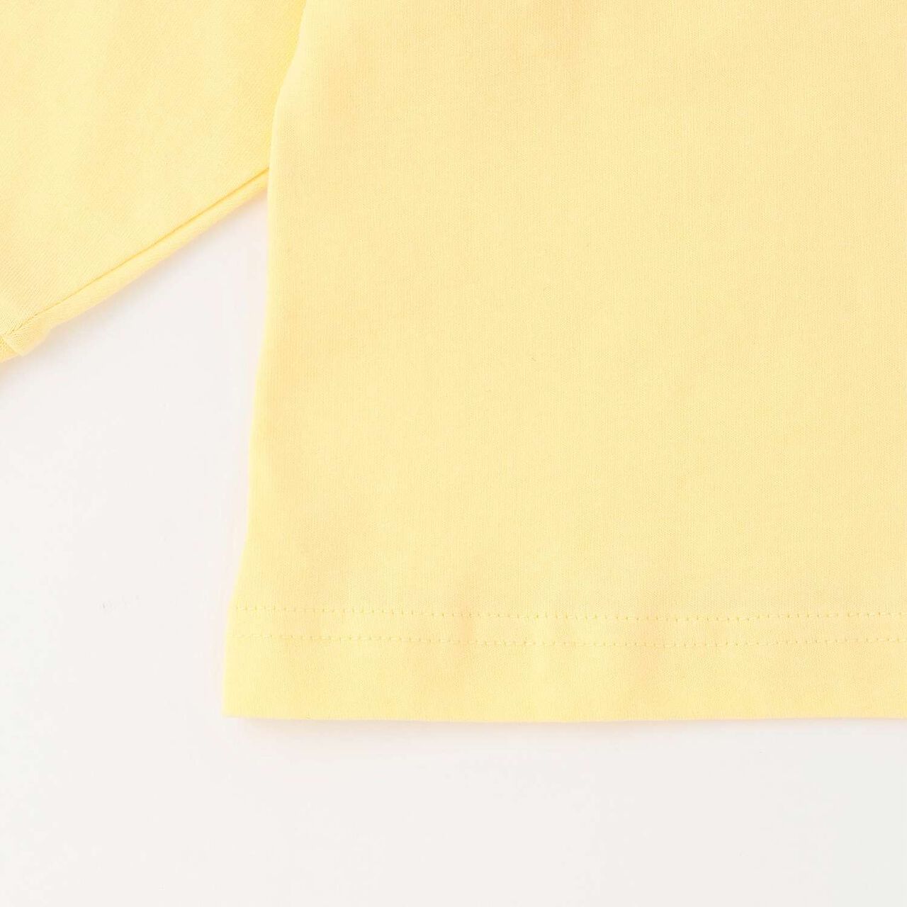 [DailyME] C100/Anti-Stain/Long-Sleeve T-Shirt,Off white, large image number 5