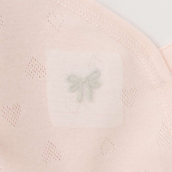 [Weak Acidity] Combi Bodysuit,Salmon pink, medium image number 3