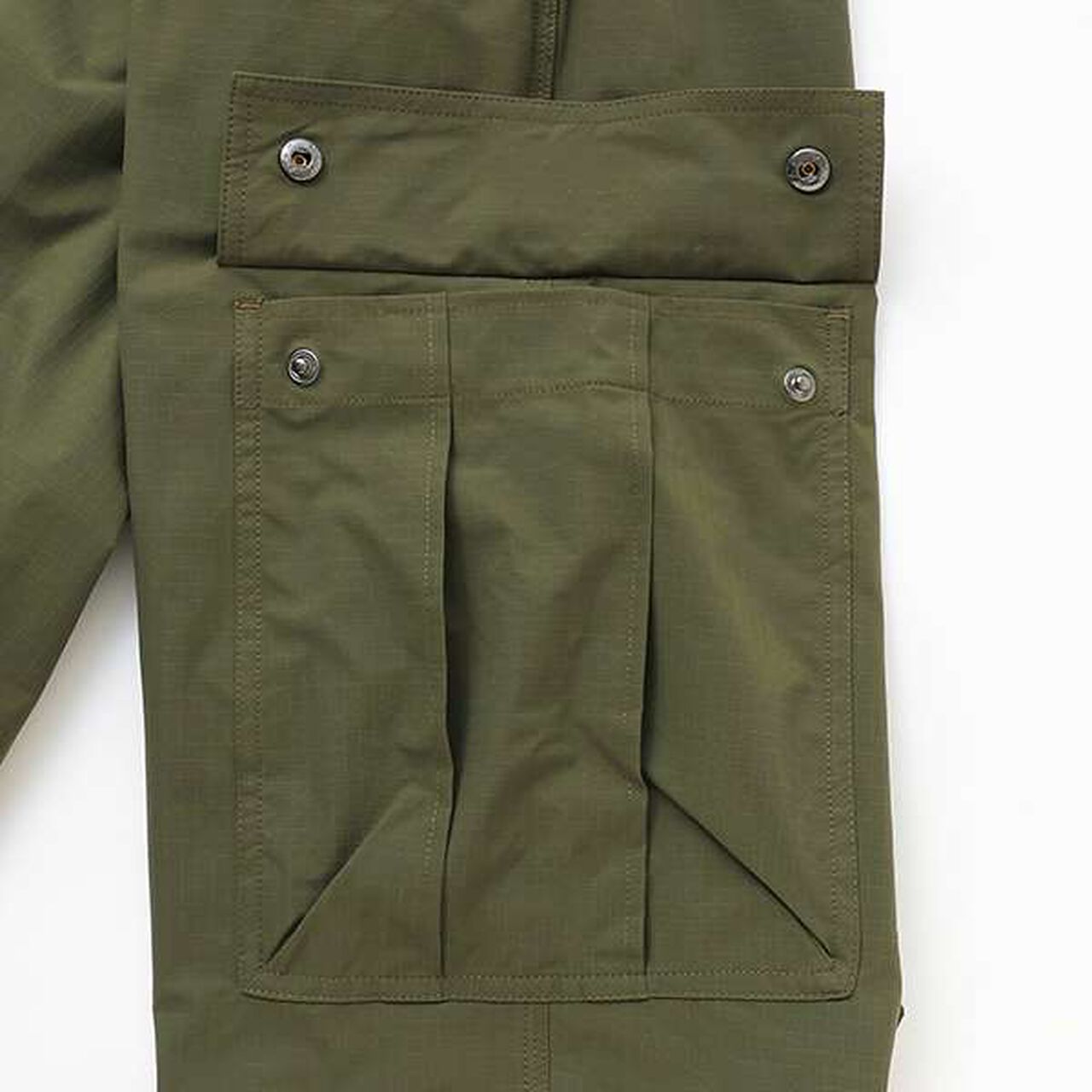 [Easycare] Poly Lip Half Cargo Pants,Khaki, large image number 6