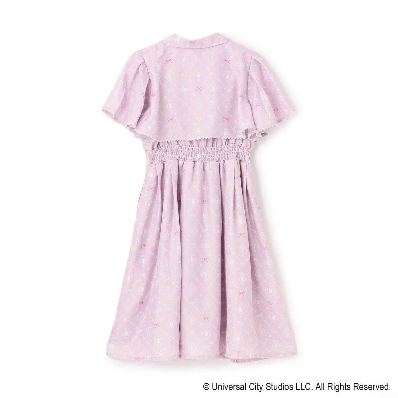 [WICKED] All-Over Pattern One-Piece Dress,Pink, large image number 1