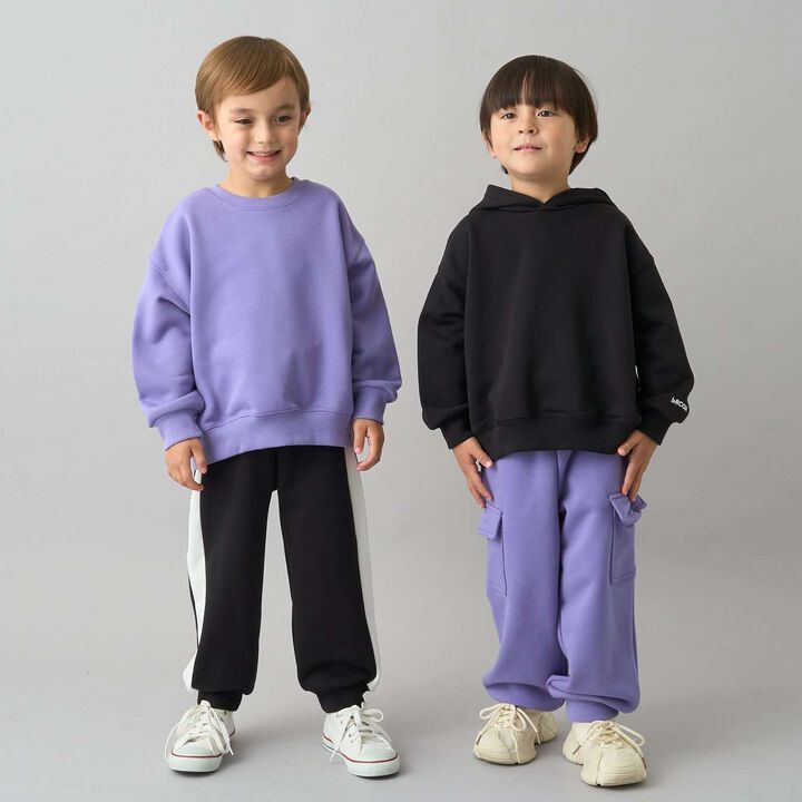 [Daily Standard Wear] [Quick-Dry Absorbent] Loose Fit Side Line Sweatpants,Blue gray, medium image number 39