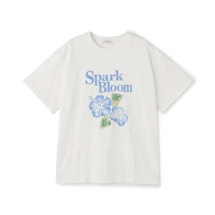 [100% Cotton / GOOD PRICE] Assorted Motif Loose Half Sleeve T-Shirt,Red, medium image number 14