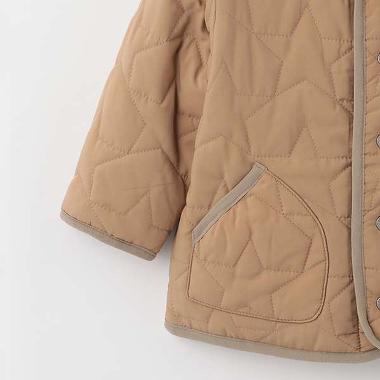 Star Quilt Blouson,Navy, large image number 8