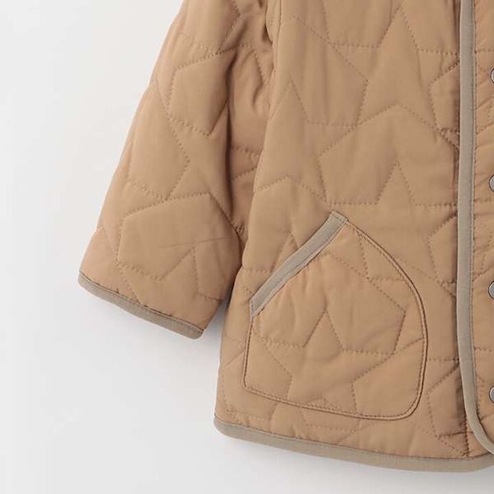 Star Quilt Blouson,Navy, medium image number 8