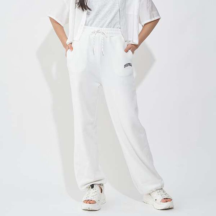 Drawstring Sweatpants,Smoke white, medium image number 10