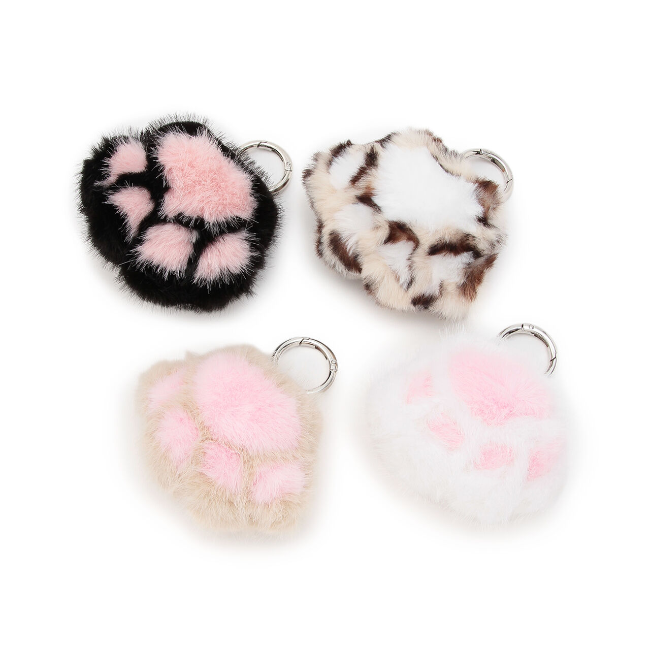 Paw Print Fur Charm,Black, large image number 4