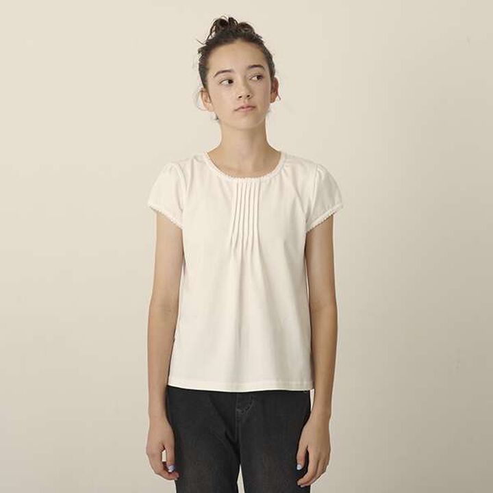 Lace Knit Cardigan + T-Blouse Set,Ivory, medium image number 20