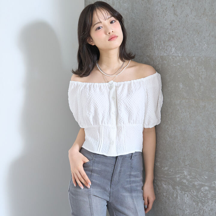 Off-Shoulder Blouse,, medium
