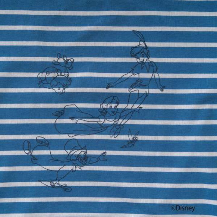 [Disney] Peter Pan / Bubble Print Short Sleeve T-Shirt,Blue, medium image number 9