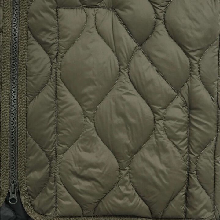 [Parent-Child Matching] [DAD] [TAION] Military V-Neck Down Vest,Black, medium image number 10