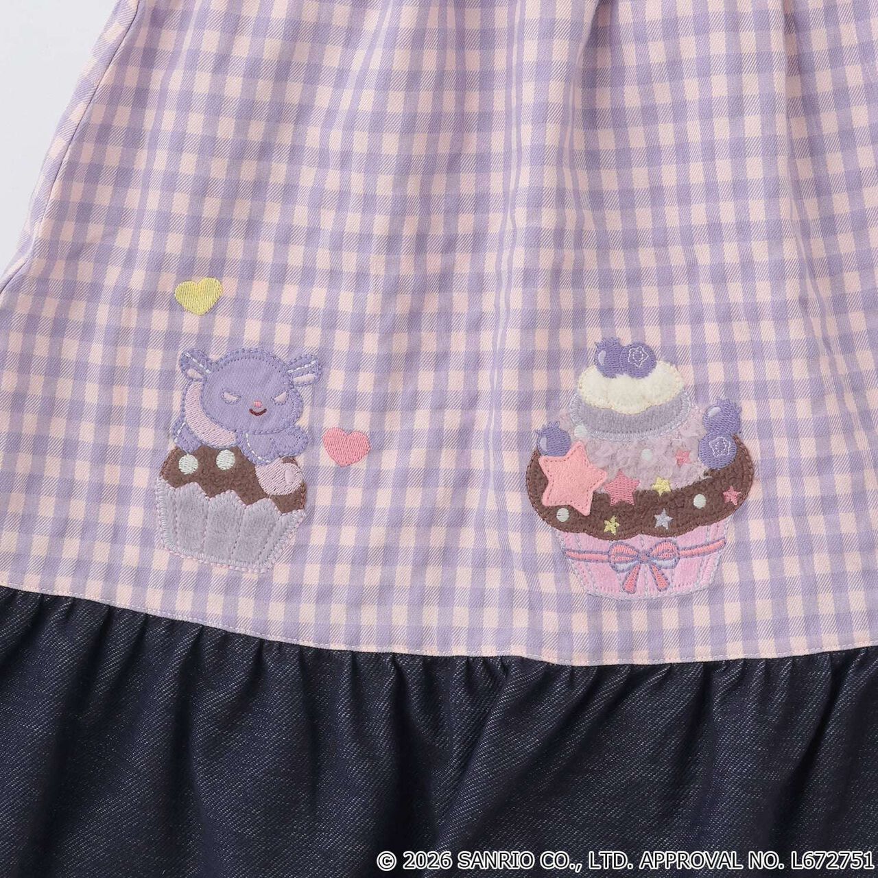 [Cinnamoroll / Kuromi] Jumper Skirt,Lavender, large image number 12