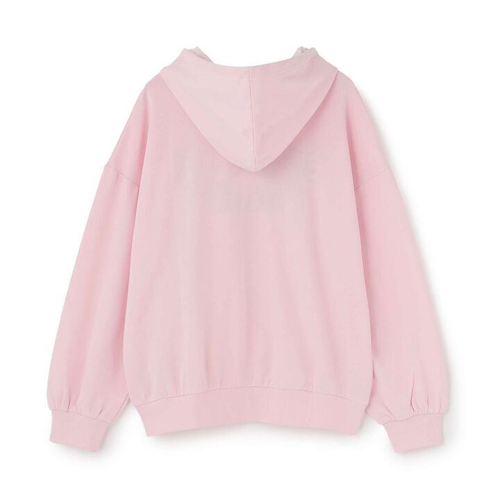 [100% Cotton] Patterned Logo Appliqu&eacute; Hoodie,Off white, medium image number 14