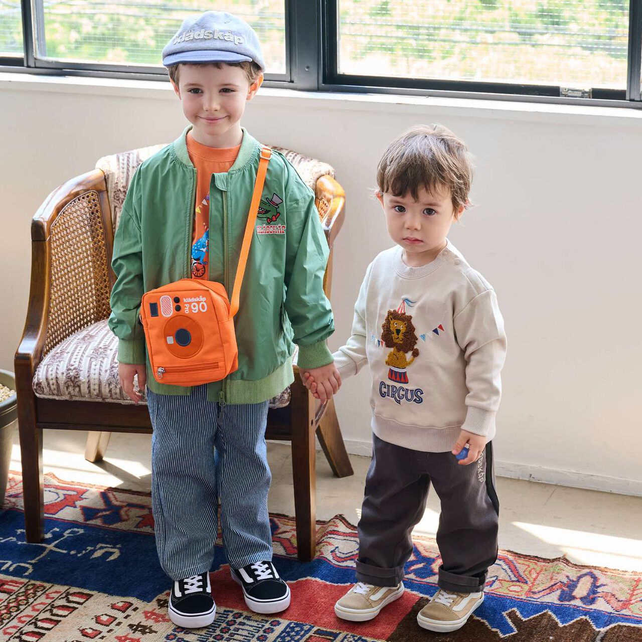 Logo + Side Line Long-Length Painter Pants,Charcoal gray, large image number 17