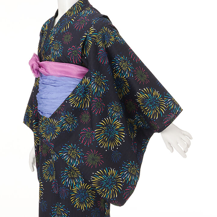 Fireworks Yukata Set,Off white, medium image number 7
