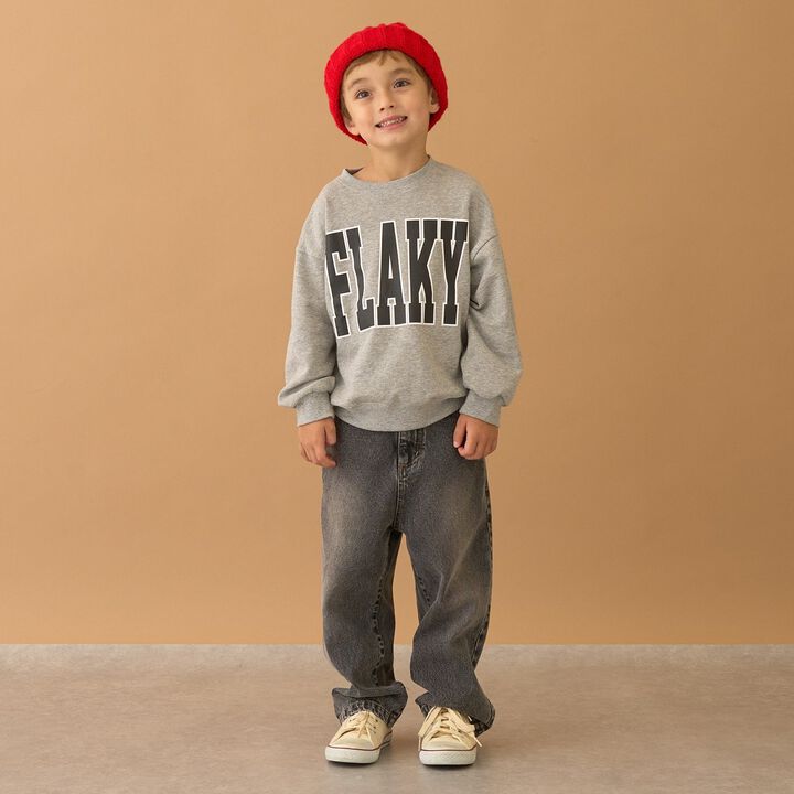 [LOVE DENIM] Loose Straight Pants,Black, medium image number 22