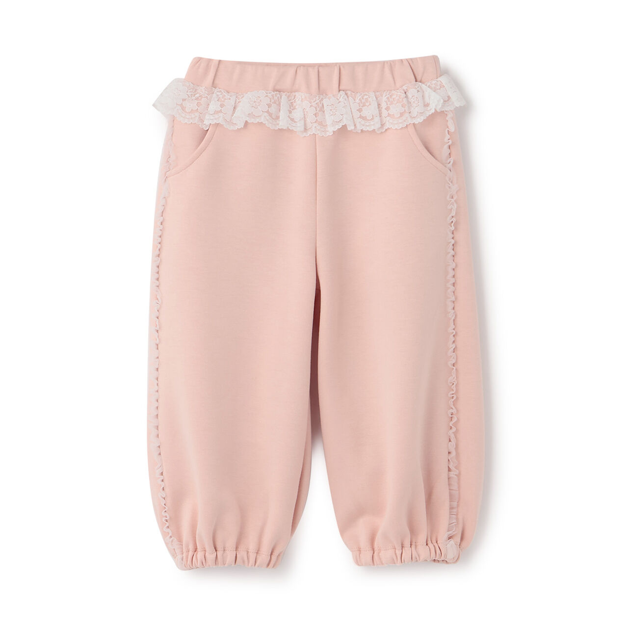 Side Tulle Long Pants,Pink, large image number 10