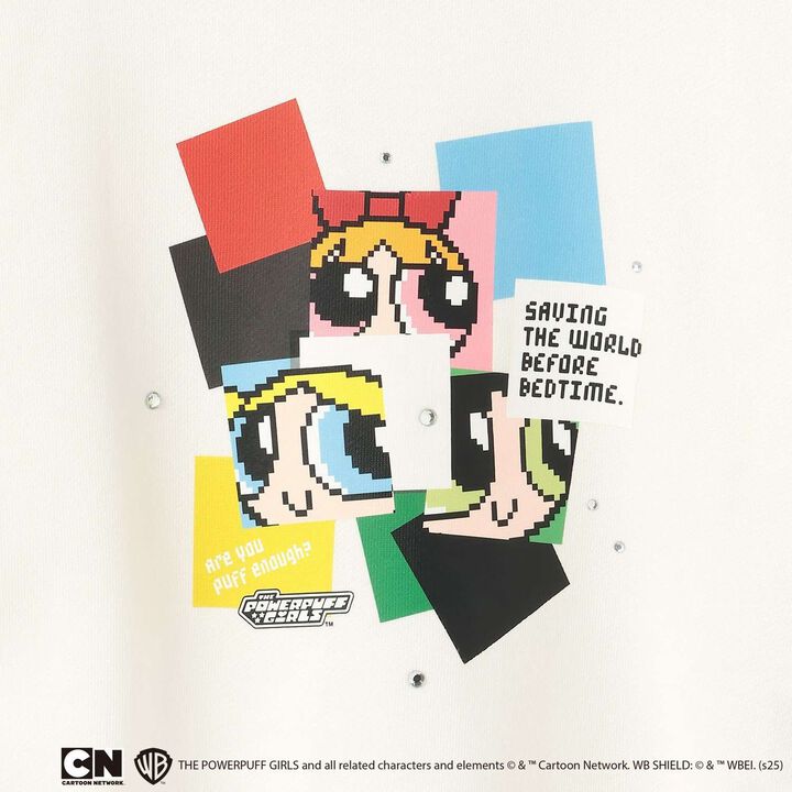 [Anti-Stain Finish] Powerpuff Girls Assorted Fleece Characters,Light green, medium image number 6