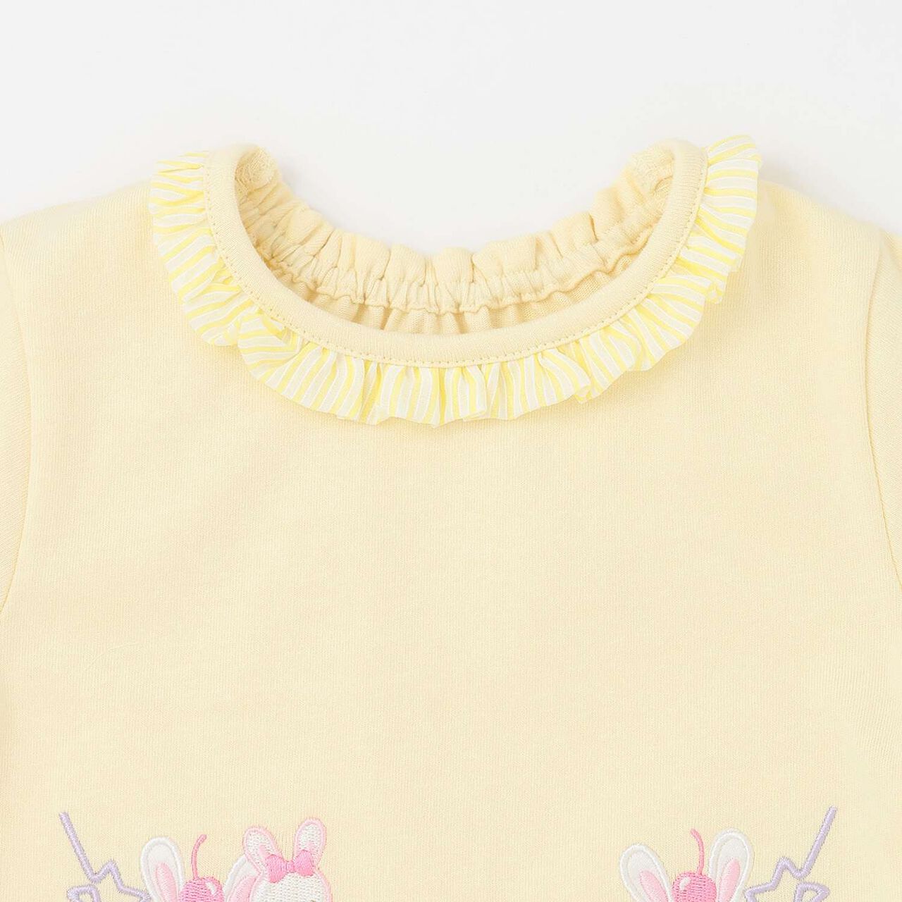 Rabbit Soda Short-Sleeve Cut and Sew One-Piece Dress,Light pink, large image number 5