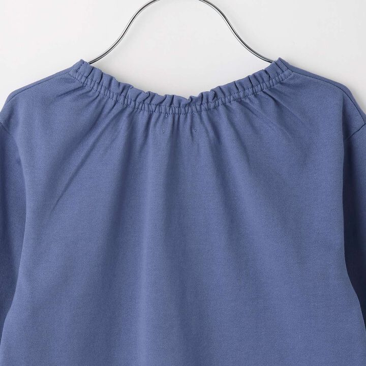 Alice Necklace Embroidery Long-Sleeve T-Shirt,Lavender, medium image number 13