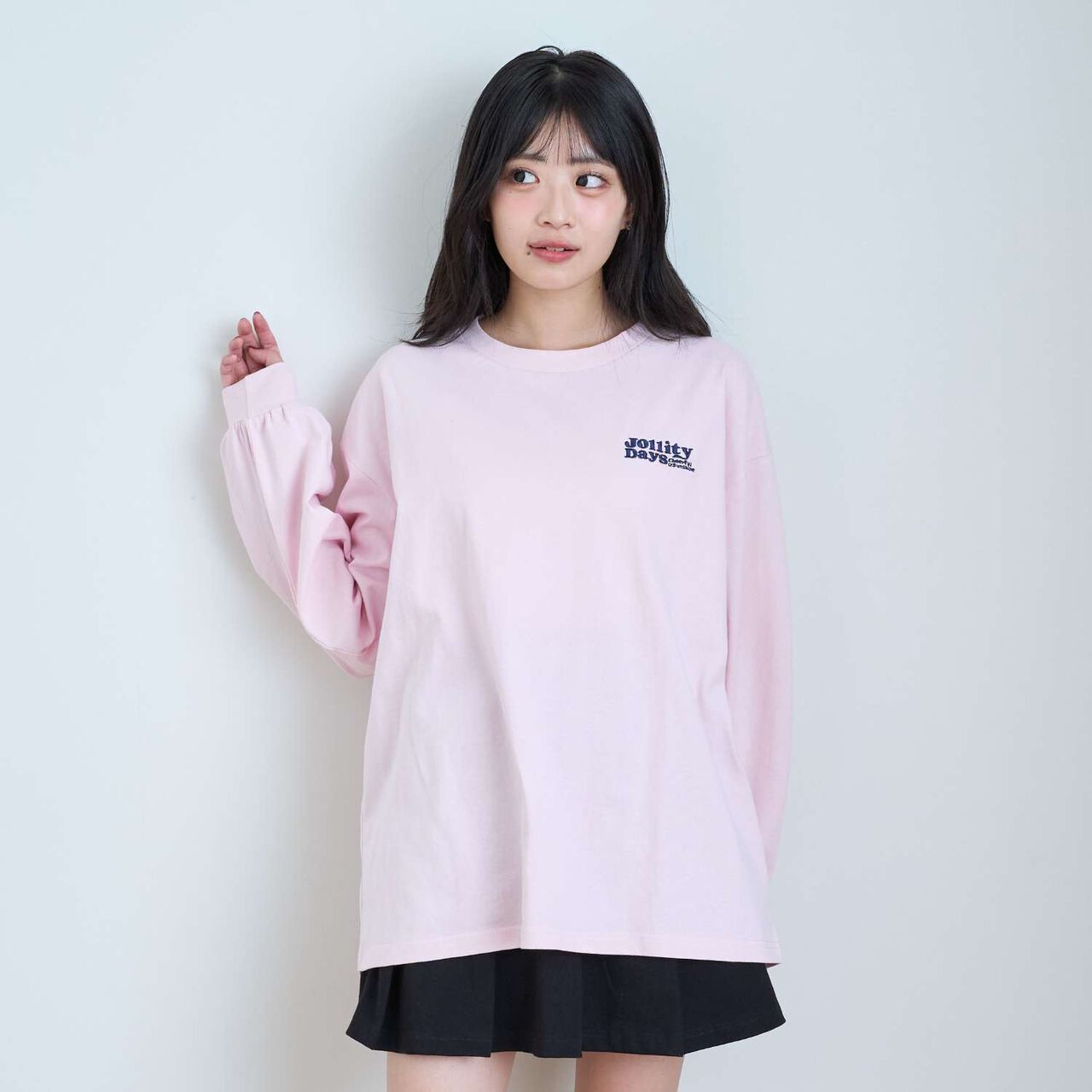 [100% Cotton] Animal Motif Long-Sleeve T-Shirt,Off white, large image number 6