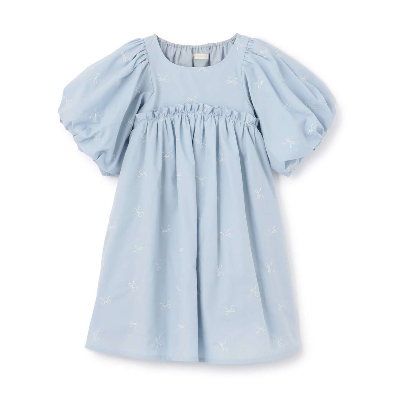 Ribbon Embroidery Fluffy One-Piece Dress [Lycee Mine Ballet Series],Pink, large image number 4