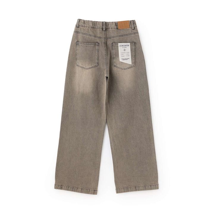[LTXC] Tack Wide Denim Pants [Set Available],Gray, medium image number 10