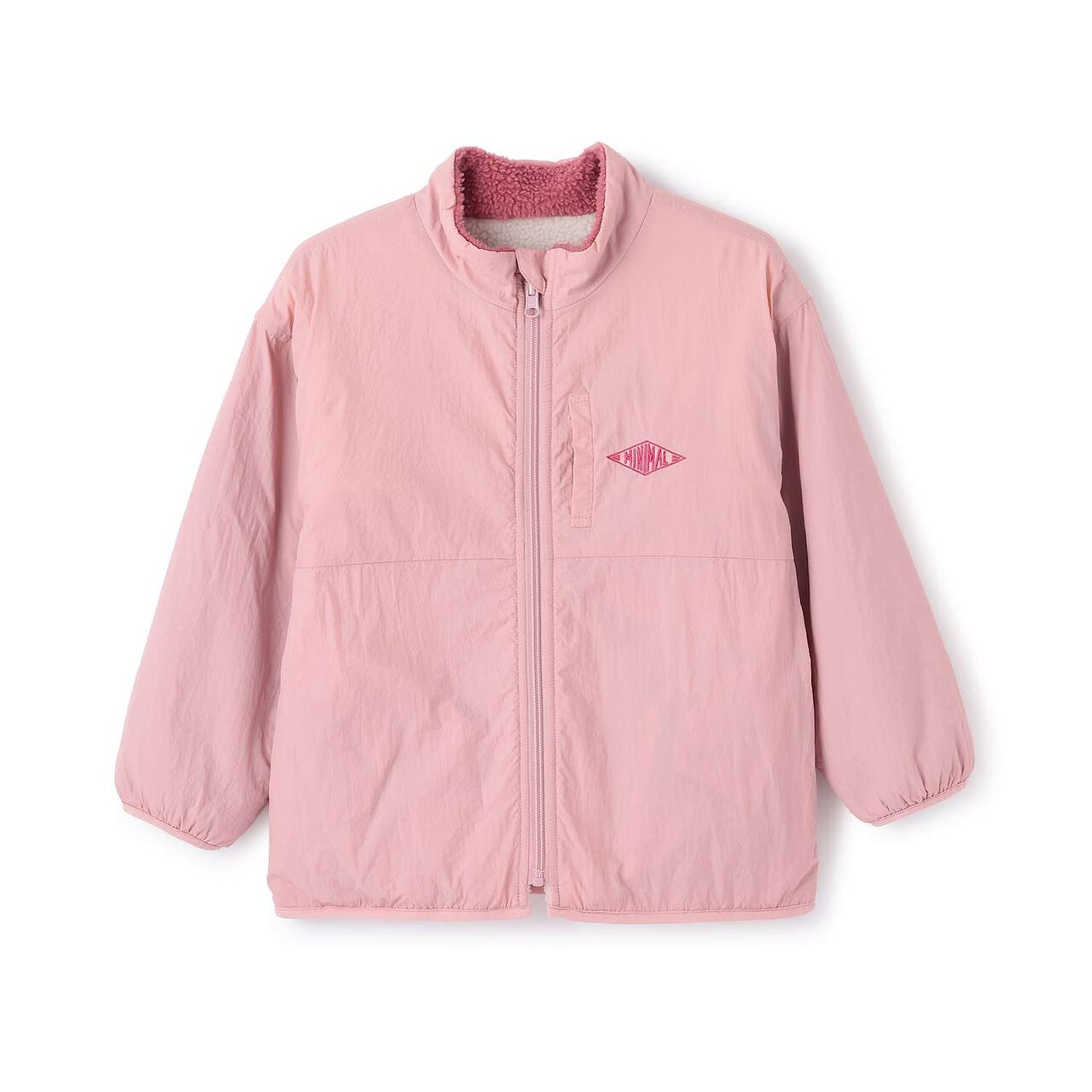 Reversible Color-Blocked Boa Outerwear,Black, large image number 3