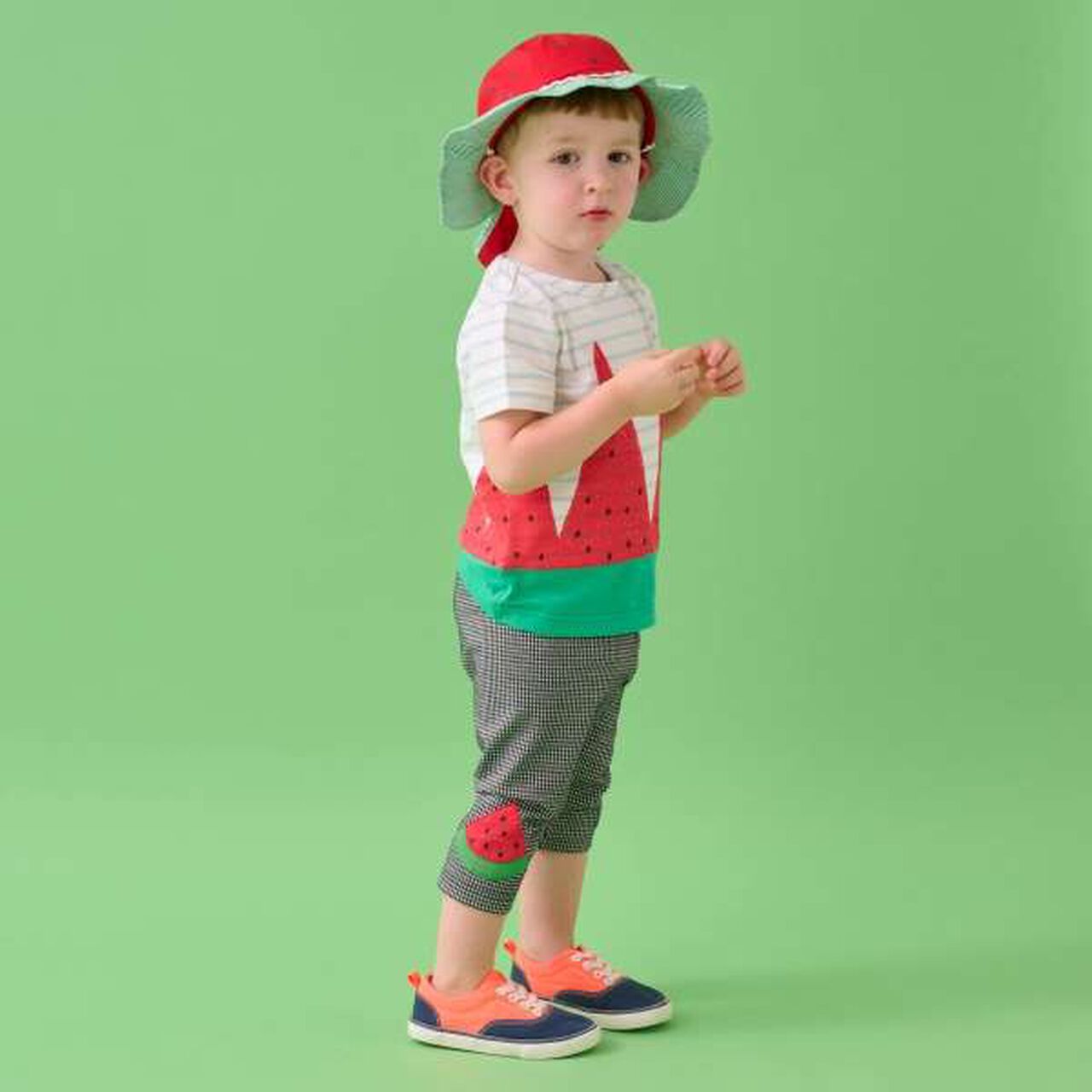 Sunshade Watermelon Hat,Red, large image number 7